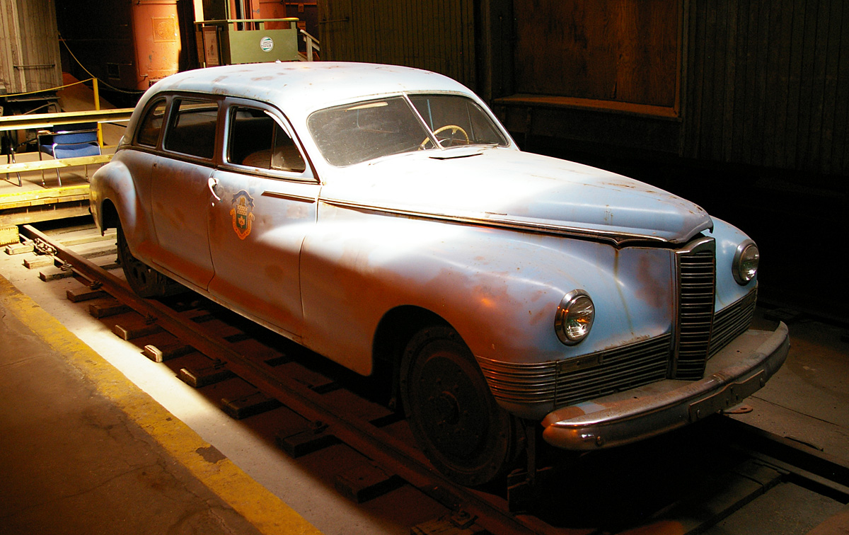 Track inspection car at the Winnipeg Railway Museum