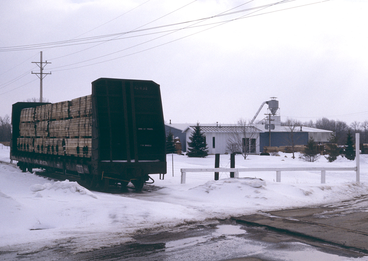Freight car at Pallox in Clinton