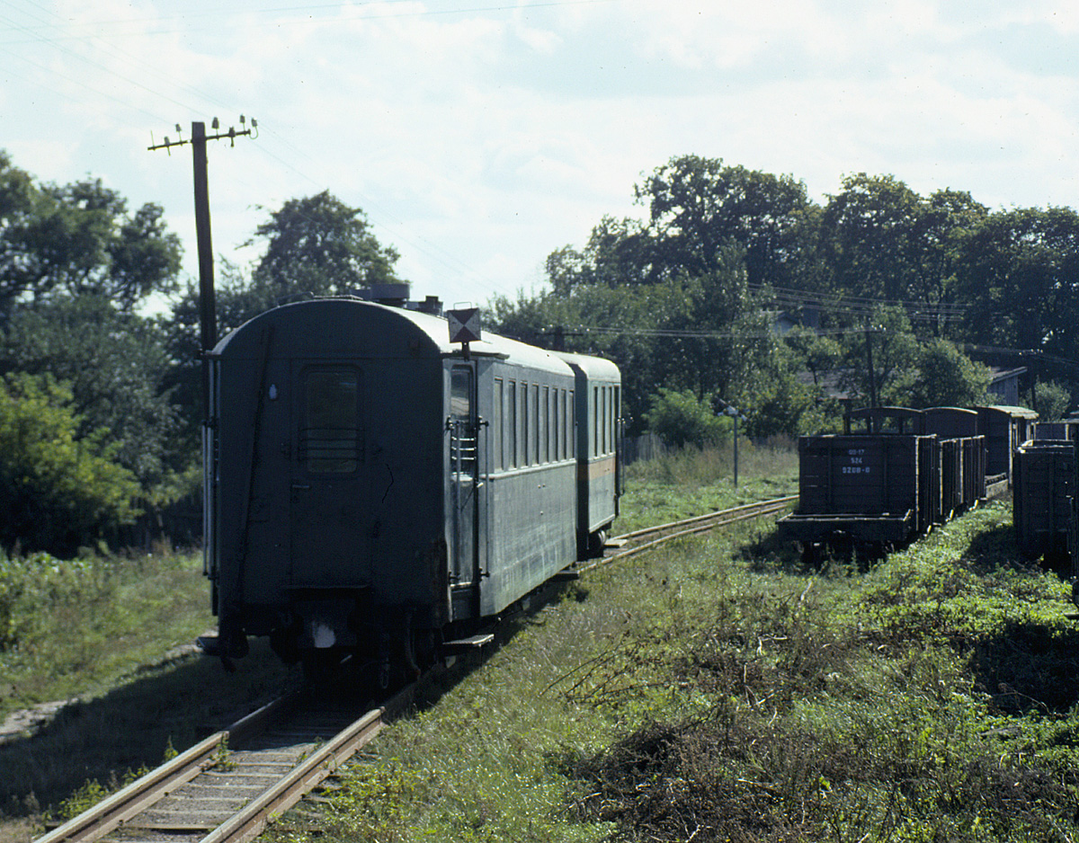 Passenger train at Lisewo