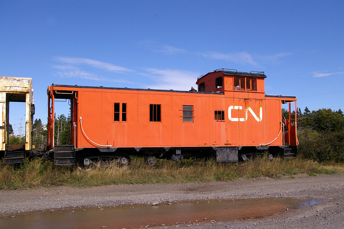 CN caboose at Whitbourne
