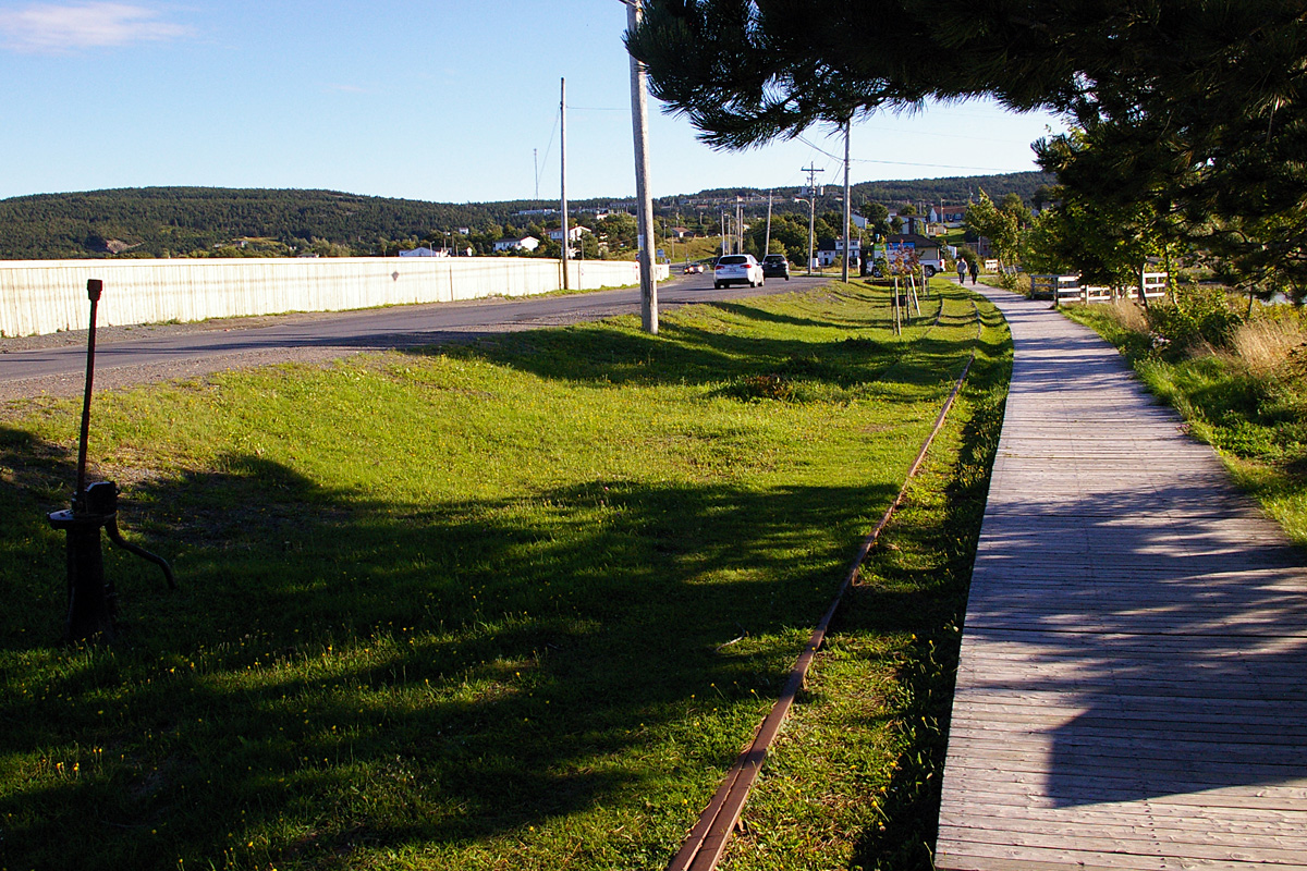 Section of track at Carbonear