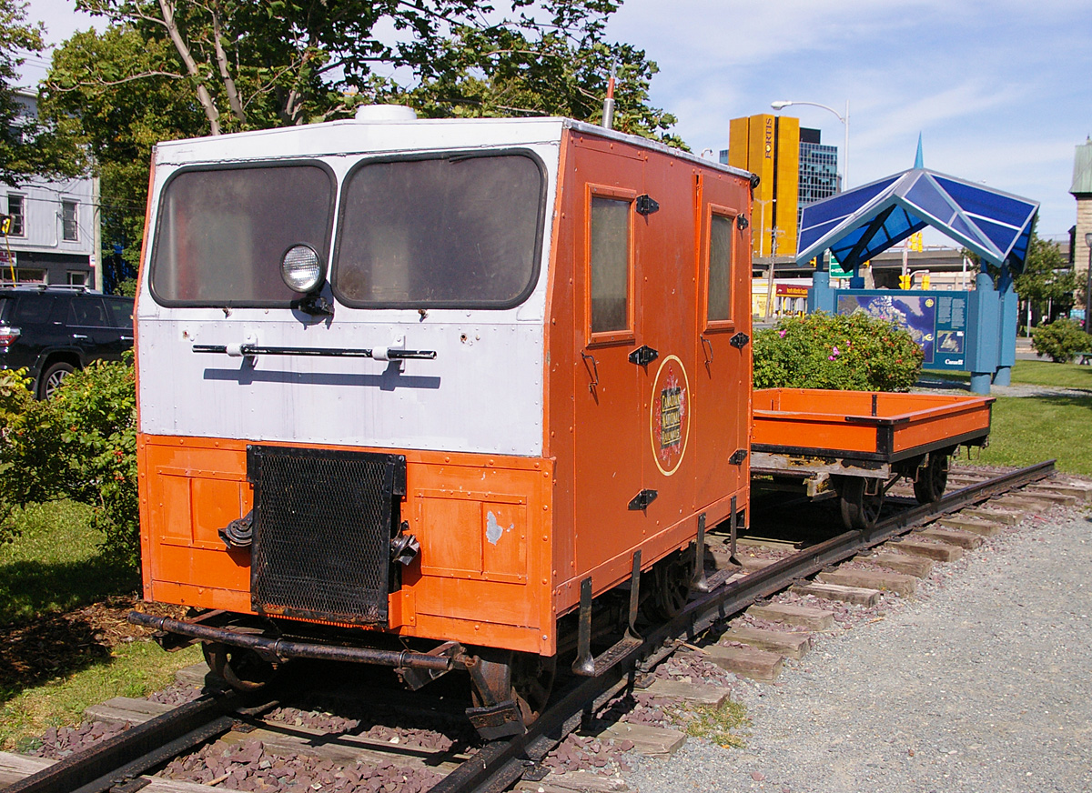 Motor car at Coastal Railway Museum in St John's