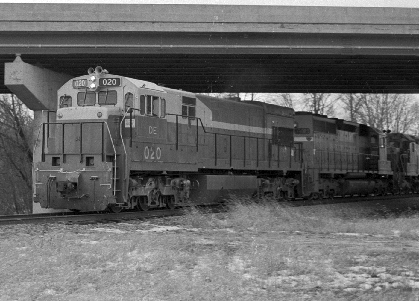 Northbound Detroit Edison coal train