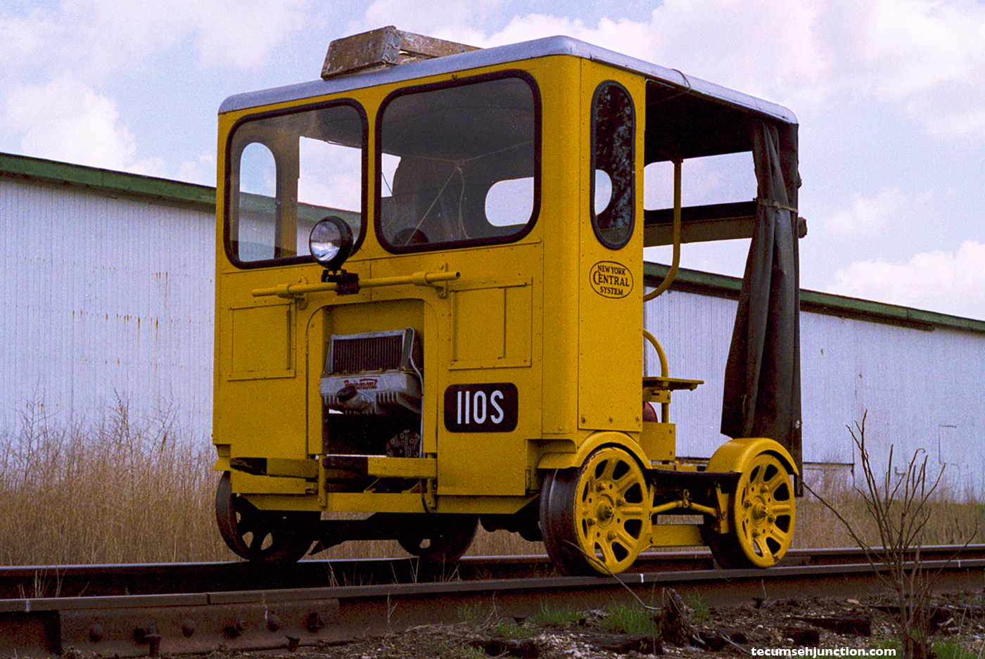 Motor car 110S on the Southern Michigan Railroad