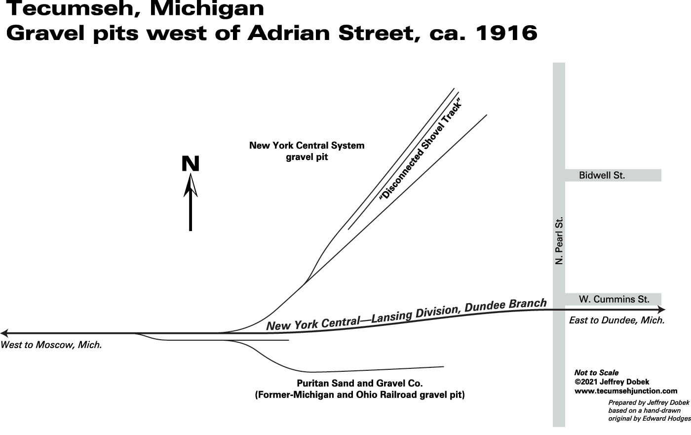 Map of the Disconnected Shovel Track